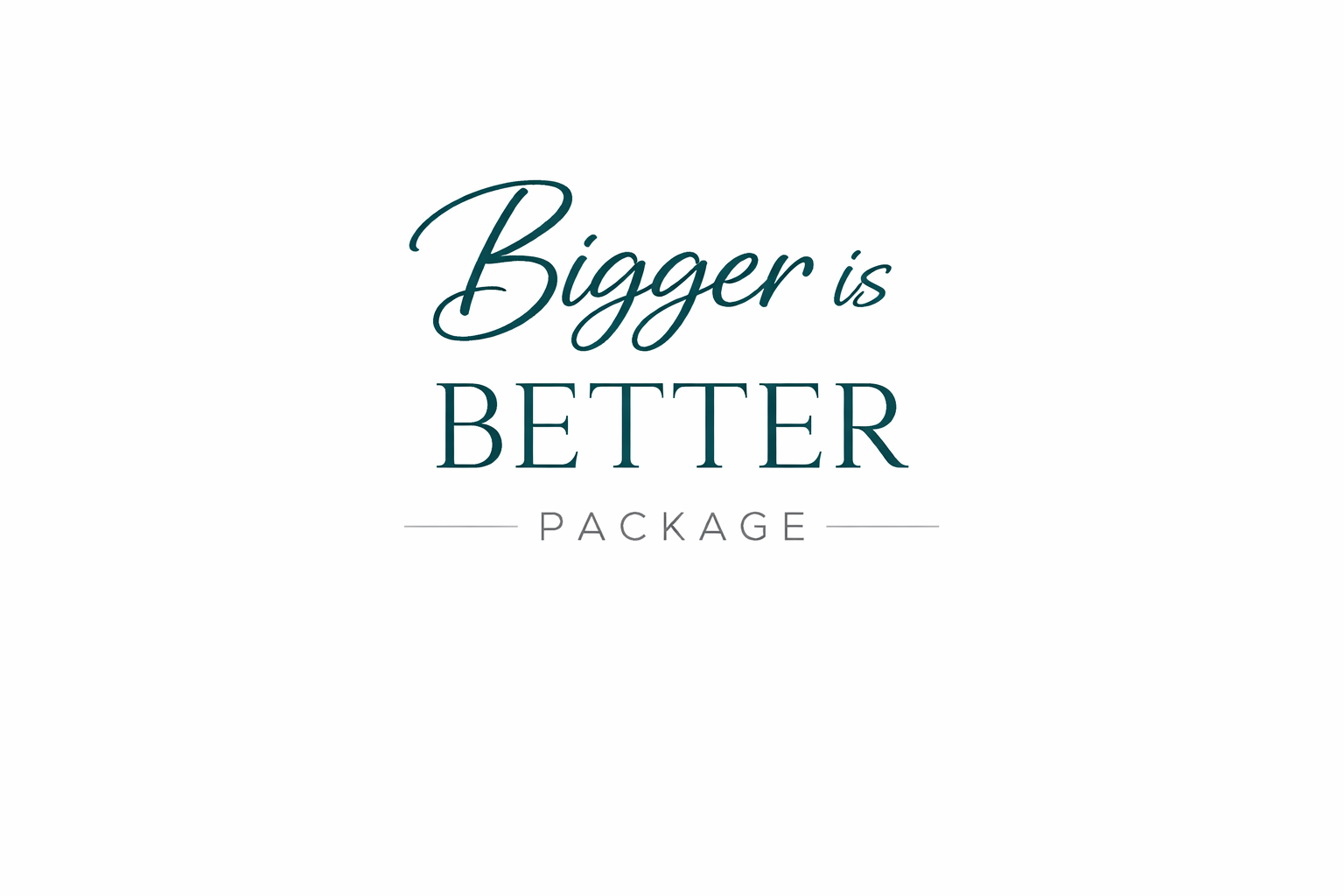 Bigger Is Better package — Bay Area Professional Organizer